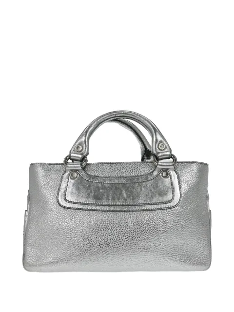 Celine Pre-Owned 2008 Boogie tote bag Silver 146231