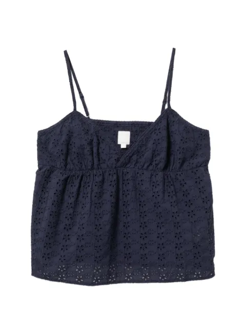 APEE™ by *A BATHING APE® broderie-anglaise empire-line camisole Blue 0PXSRAS445B6QNYX00S