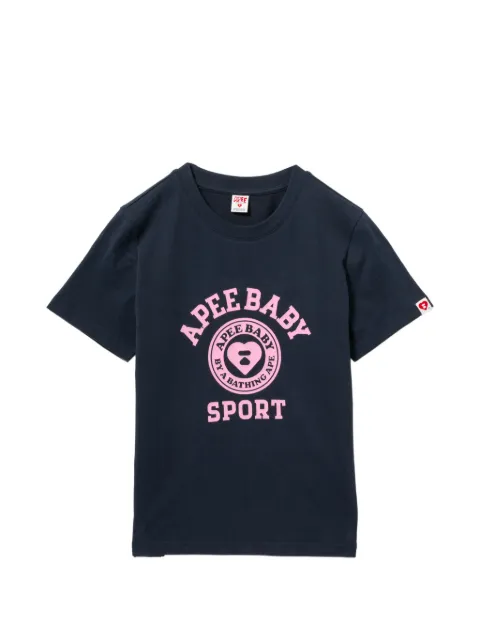 APEE™ by *A BATHING APE® logo-print T-shirt Blue 0PXTEAS00366QNYD00S