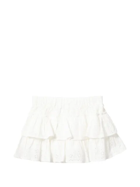 APEE™ by *A BATHING APE® broderie-anglaise tiered skort White 0PXSKAS447A6QIVX00S