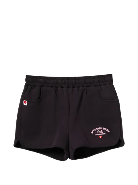 APEE™ by *A BATHING APE® elasticated-cuff track pants Purple 0PXSPAS00106QBKX00S