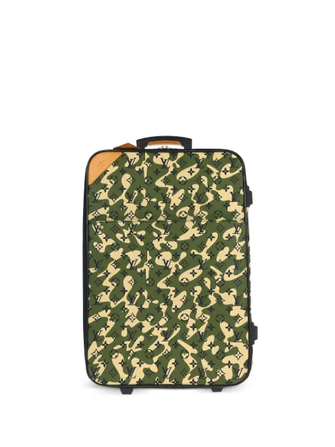 Louis Vuitton Pre-Owned x Takashi Murakami 2008 60 Monogramouflage Pegase carry-on luggage Neutrals 136463
