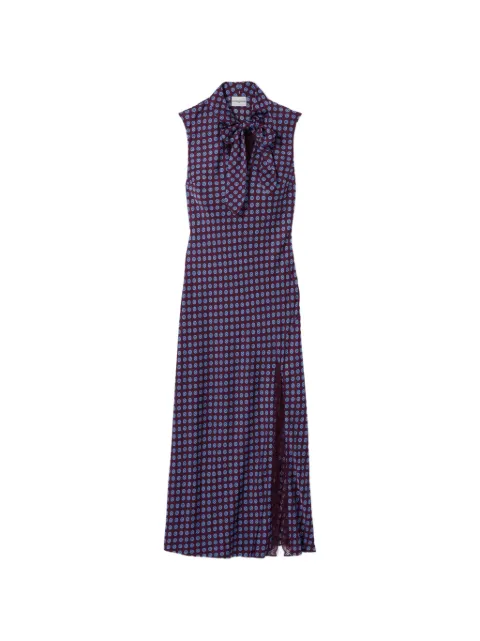 Claudie Pierlot flowy lace maxi dress Red CFPRO03078