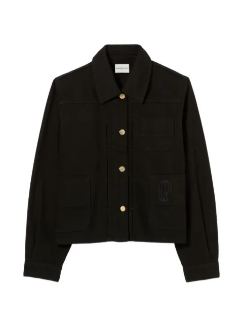 Claudie Pierlot denim worker jacket Black CFPVE00577
