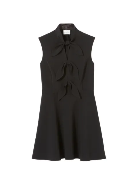 Claudie Pierlot Short tie-neck dress Black CFPRO03126
