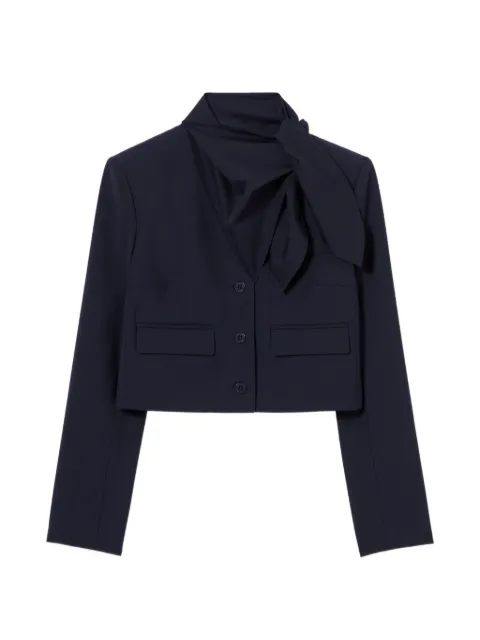 Claudie Pierlot wool blend box jacket Blue CFPVE00598