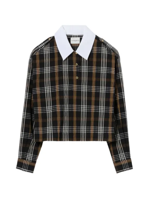 Claudie Pierlot checked blouse Black CFPTO01200