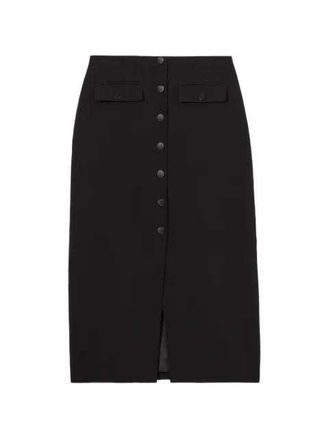 Claudie Pierlot button-up midi skirt Black CFPJU00928