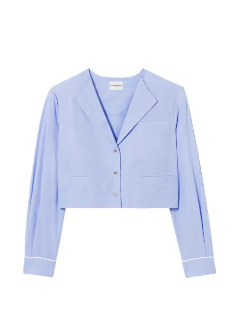 Claudie Pierlot Poplin shirt Blue CFPCM00613