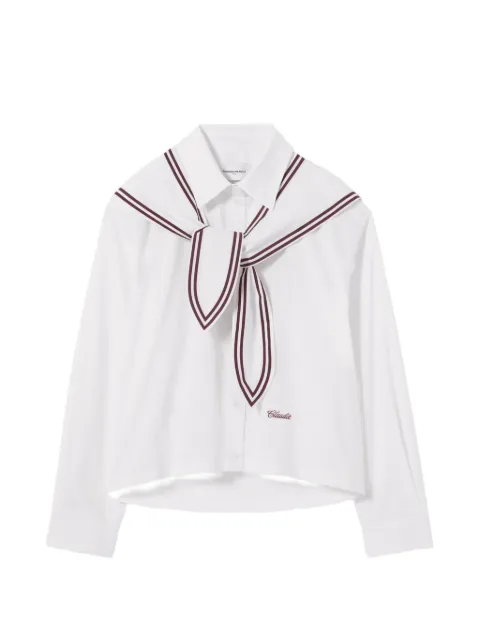 Claudie Pierlot cotton poplin shirt White CFPCM00603
