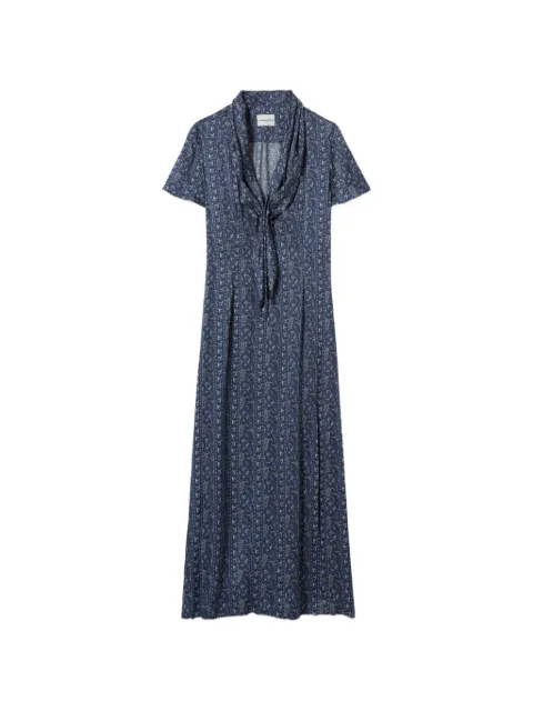 Claudie Pierlot Flowy dress Blue CFPRO03094