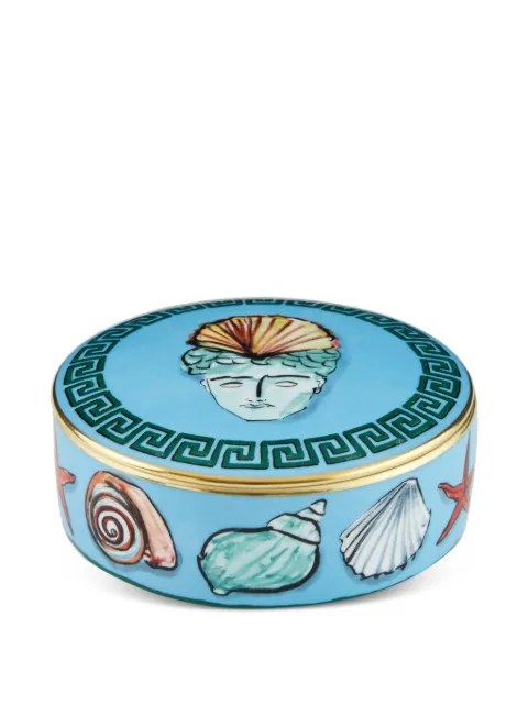 GINORI 1735 x Luke Edward Hall Il Viaggio di Nettuno-print trinket box Blue 017RG02FX5080LXG001