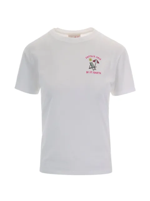 MC2 Saint Barth Emilie embellished T-shirt White EMI0001