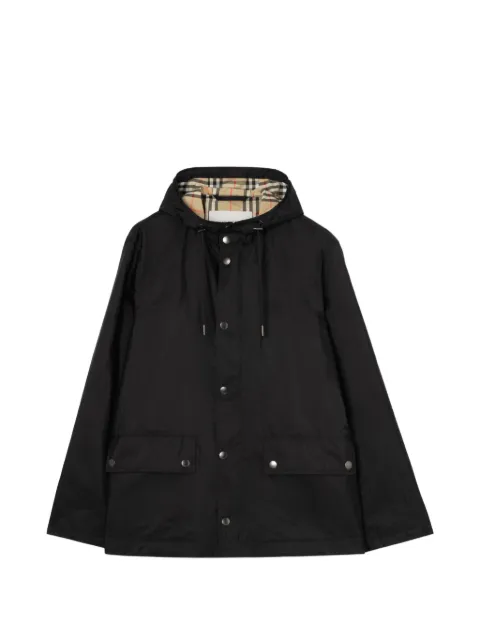 Burberry nylon Pembrey hooded jacket Black 8127018