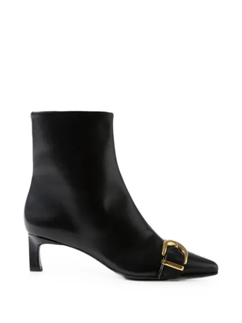 Claudie Pierlot buckle-detail pointed-toe ankle boots Black CFACH00752