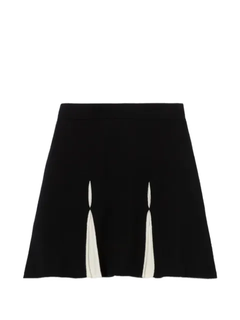 Claudie Pierlot short knitted skirt Black CFPJU00903