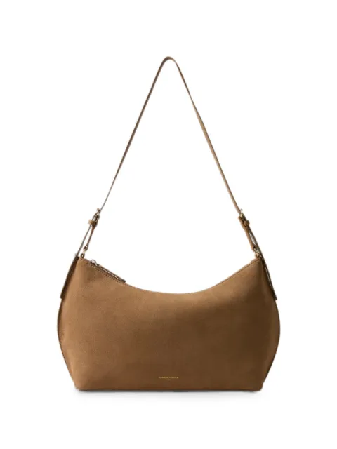 Claudie Pierlot soft suede leather bag Brown CFASA00816