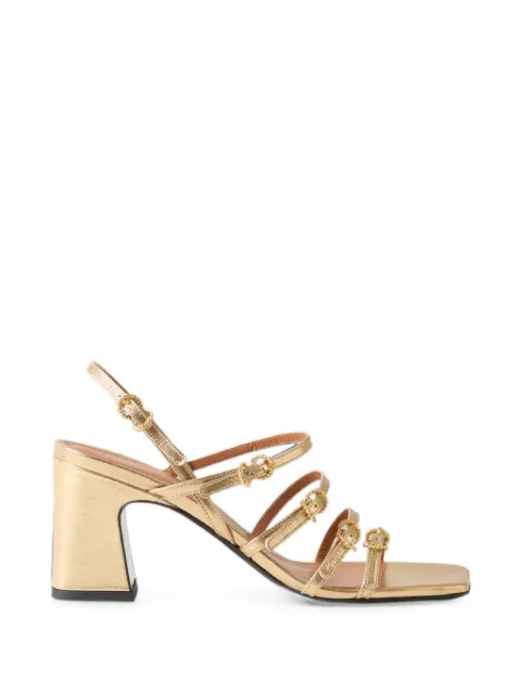 Claudie Pierlot buckled multi-strap sandals Gold CFACH00767