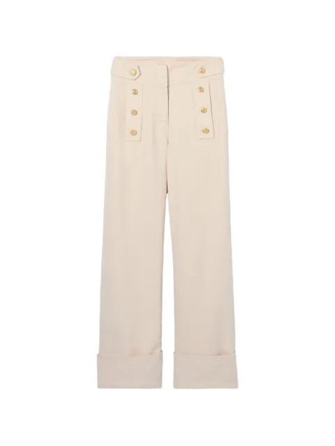 Claudie Pierlot light denim wide-leg jeans Neutrals CFPJE00380