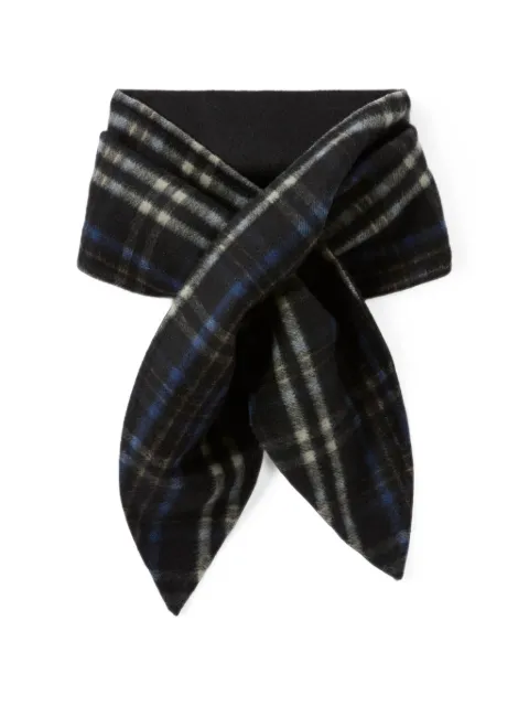 Claudie Pierlot double-sided check scarf Black CFABO00630