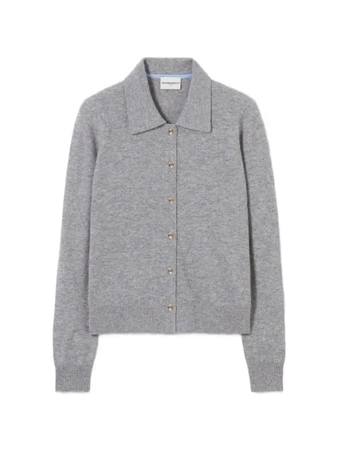 Claudie Pierlot fitted wool cardigan Grey CFPCA00740