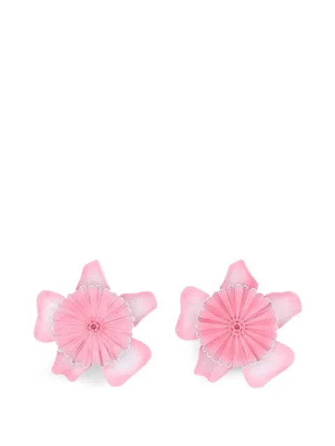 Chloé Bloom floral-motif earrings Pink CH26UJE13VAB