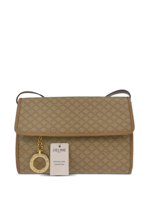 Celine Pre-Owned 1990-2000s Macadam shoulder bag Neutrals 136162