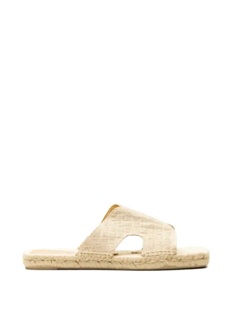 Castañer cut-out flat espadrilles Neutrals 0261623000