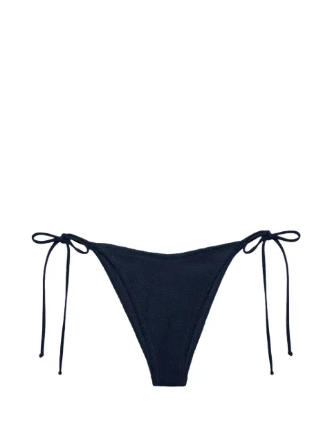 MC2 Saint Barth crinkle side-tie bikini bottoms Blue MRL000602901L