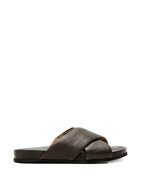 Common Projects leather flat sandals Brown 6238