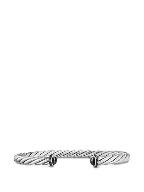 David Yurman Cable cuff bracelet Silver B35127MSSDBOBD