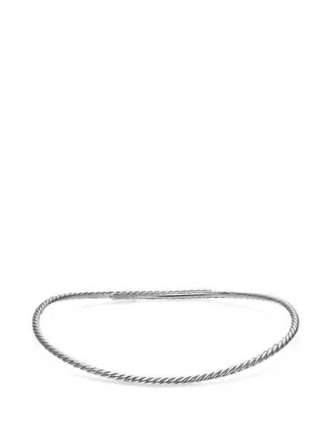 David Yurman Sculpted Cable Flex necklace Silver N18825SS