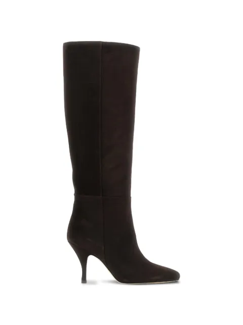 Semicouture Lucinda pointed-toe knee-high boots Brown Y6WZ25W40