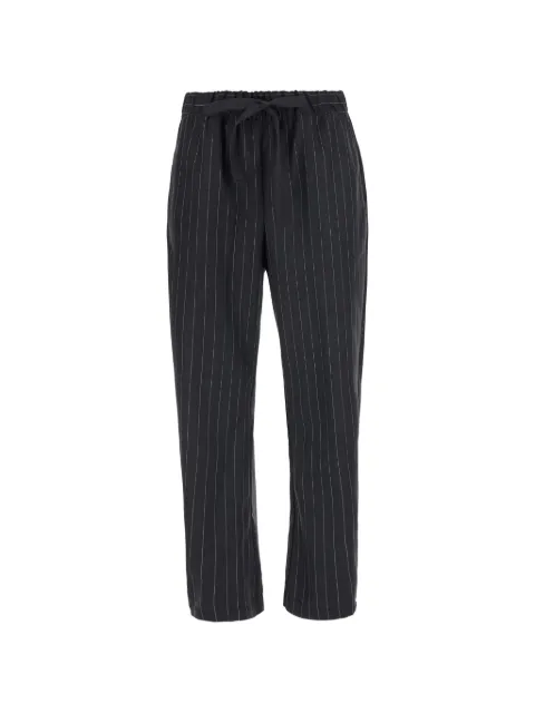Semicouture Buddy drawstring tapered trousers Grey Y6WM66RG117