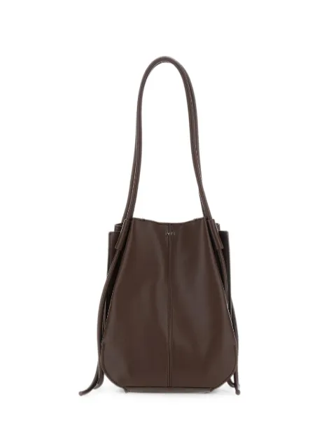 JW Pei logo-lettering drawstring tote bag Brown 8T03035