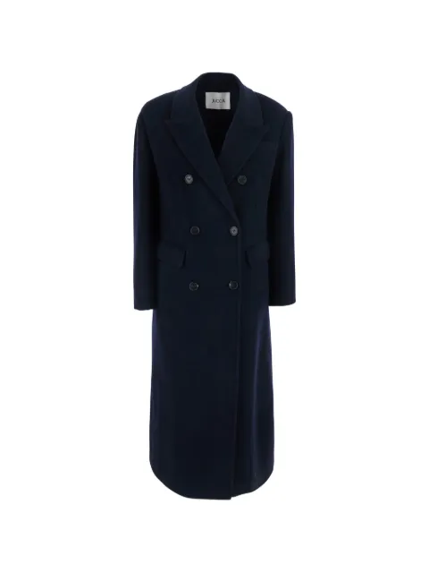 Jucca double-breasted coat Blue J445609938