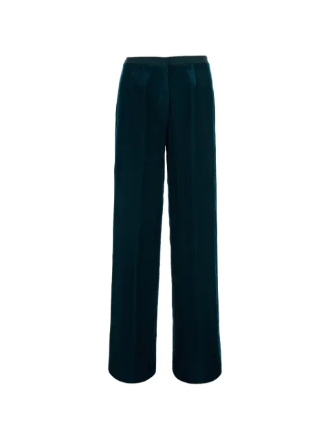 Forte Forte corduroy-effect straight trousers Blue 150430122