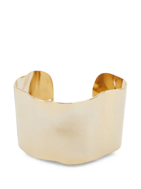 Semicouture hammered-effect cuff bracelet Gold Y6WX72