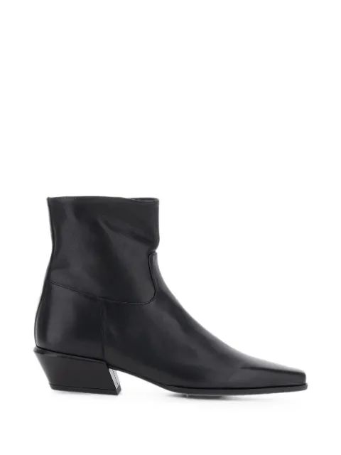 Semicouture Marisa square-toe ankle boots Black Y6WZ08Y69