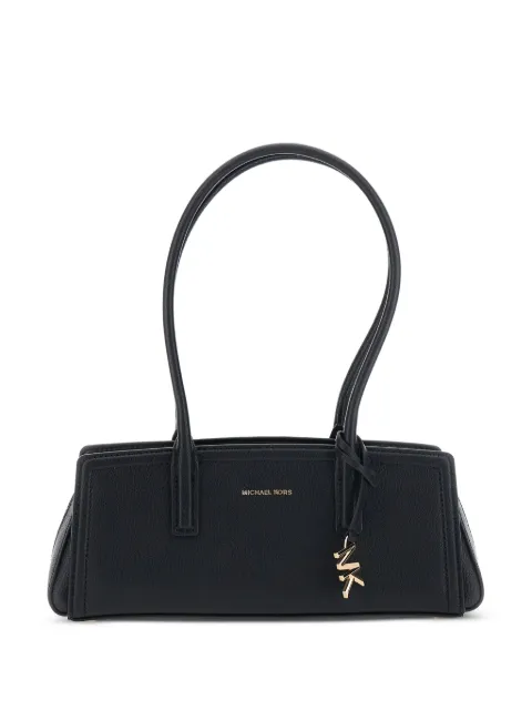 Michael Kors logo-pendant leather tote bag Black 30T6G9IT0L