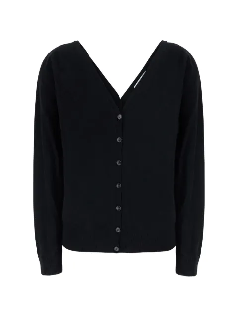 Lisa Yang Jiani button-up V-neck cardigan Black 2026459BL