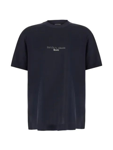 Emporio Armani logo-print T-shirt Blue EM007353AF1