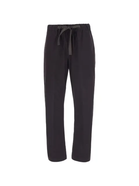 Semicouture Buddy drawstring tapered trousers Brown Y6WO25W40