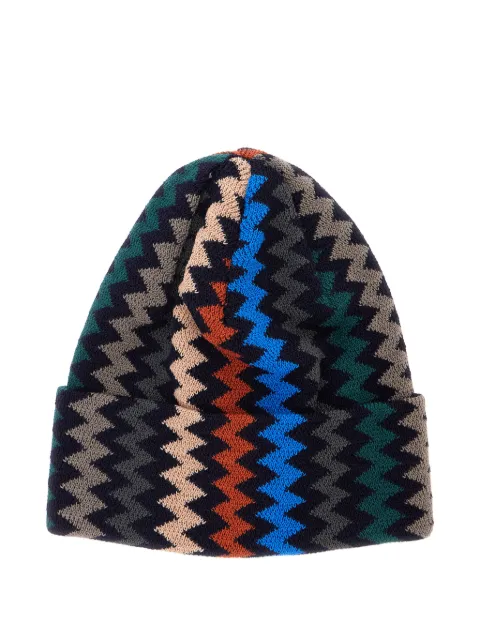 Missoni zigzag-knit beanie hat Grey CPRAWMUA777