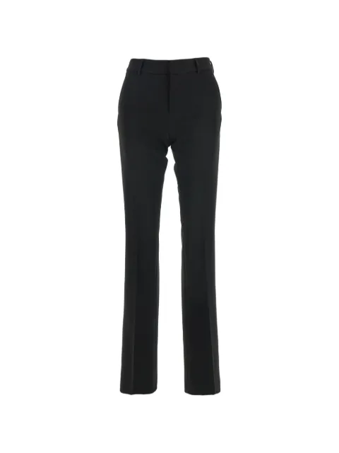 PT Torino pressed-crease belt-loop trousers Black CDVSELZ00STDDX090990