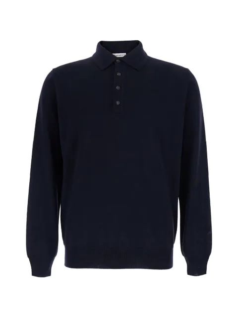 Kangra button-fastening polo shirt Blue 402203041