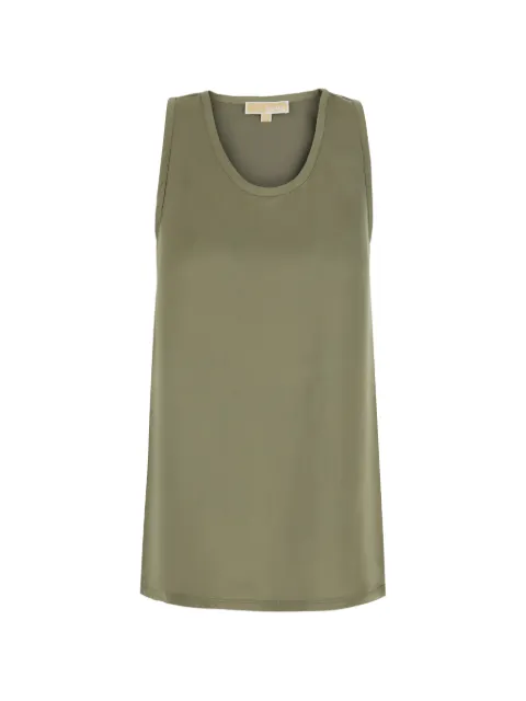 Michael Michael Kors satin tank top Green MT640TXAYJ