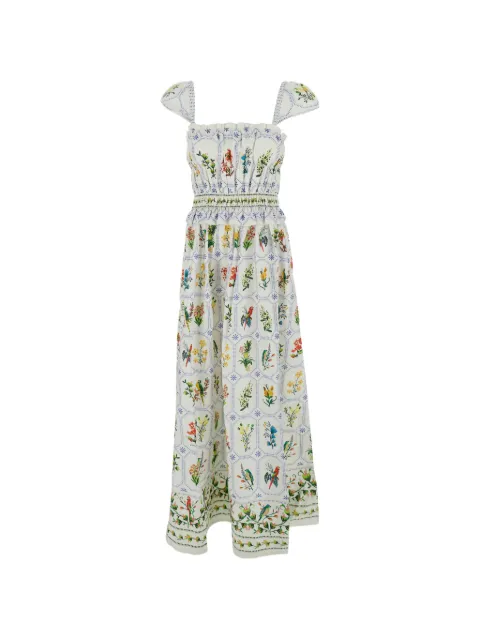 FARM Rio Tropical Porcelain maxi dress White 35582525203