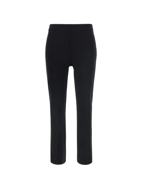 Jucca pressed-crease elasticated-waist trousers Black J445402001003