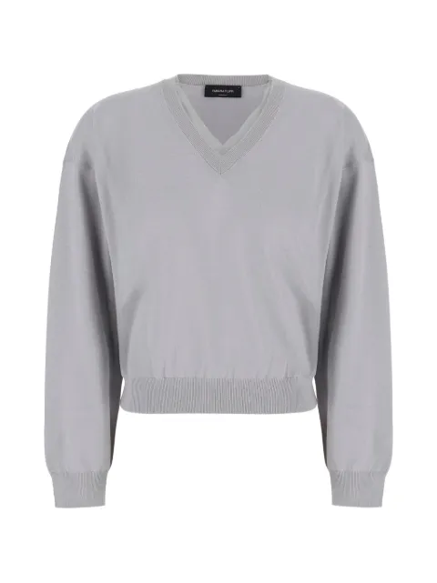 Fabiana Filippi V-neck sweater Grey MAD216F035L9308155